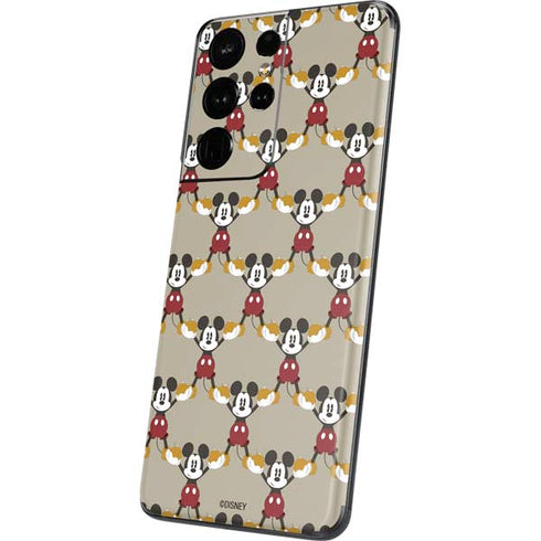 Disney Mickey Mouse Pattern Formation Galaxy S21 Ultra 5G Skin
